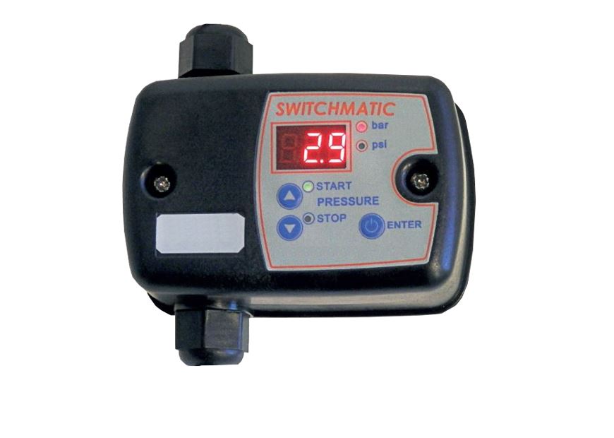 Water pump shop pressure switch